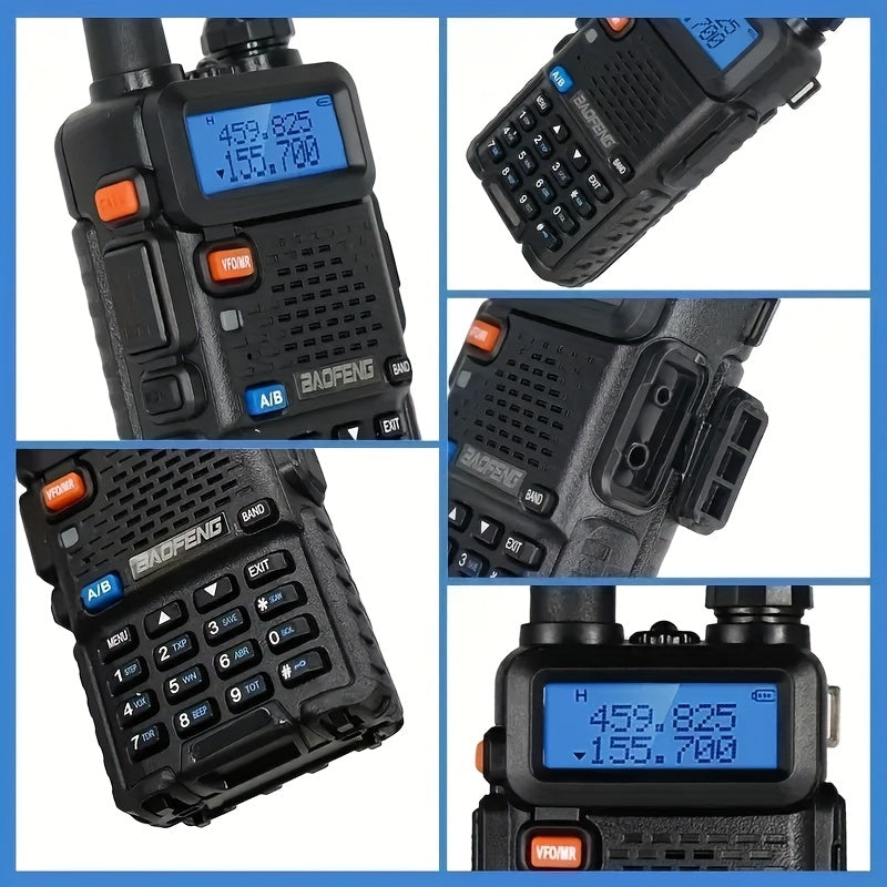 Baofeng Dual Band Amateur Radio 5w Uhf Vhf Radio Remote Handheld Walkie Talkie Baofeng