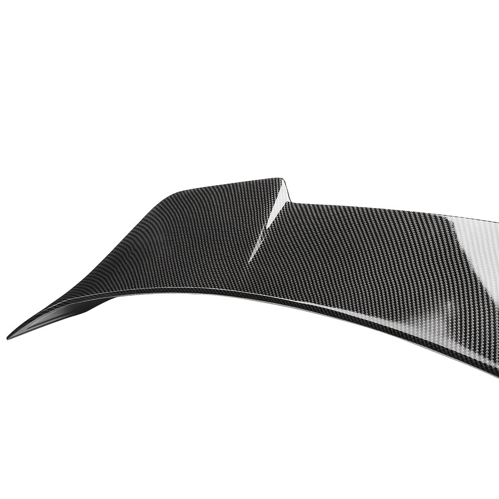 Rear Trunk Duckbill Spoiler for 2018-2022 for TOYOTA Camry All Models SE XSE XLE LE 4-Door, High Kick V-Style Trunk Lid Spoiler Wing, Gloss Black/ Carbon Pattern, 1pc