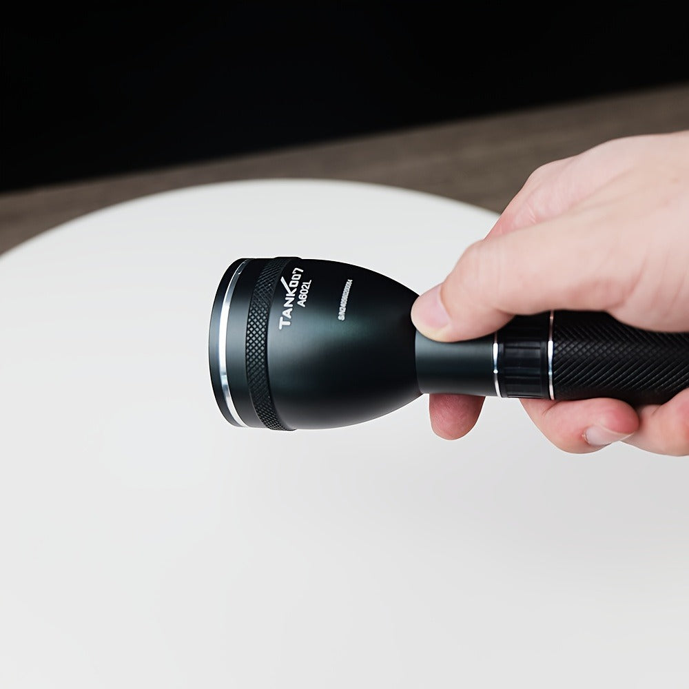 Rechargeable Flashlight 4000mAh Long Battery Life | High-Capacity Built-In Battery Outdoor Torch | Patrol Adventure Car Repair Emergency Camping Hiking Work Light