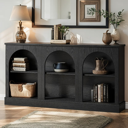 63-Inch Console Table with Multiple Color Options for Entryway detail image - detail view 6