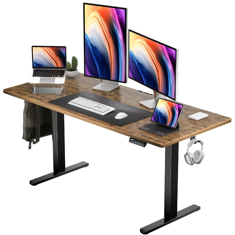 63-Inch Electric Height-Adjustable Standing Desk with Adjustable Height detail image - detail view 4