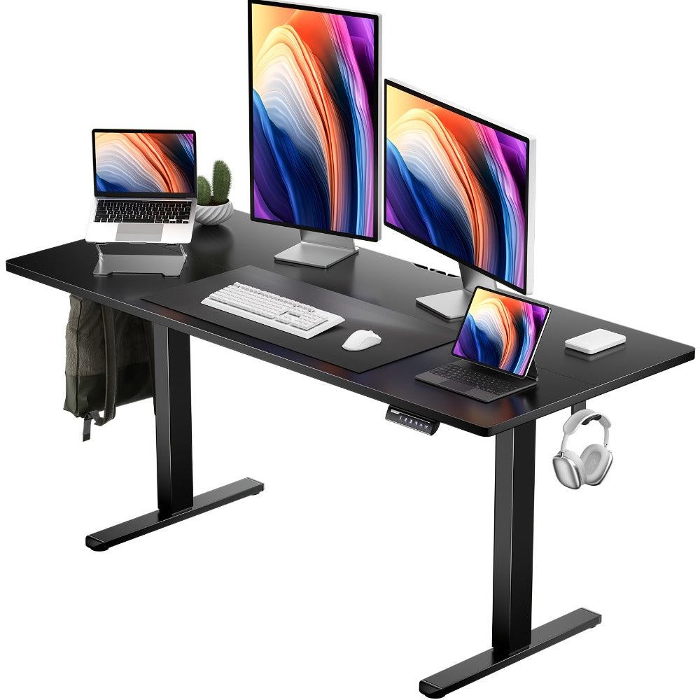 Standing Desk, Electric Height Adjustable 48/55/63 Inch - Ergonomic Electric Lift Office & shown in the main product view