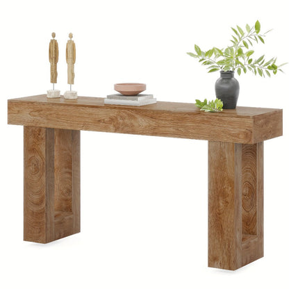 63-Inch Narrow Console Table, Hallway Accent Table for Entryway detail image - detail view 3
