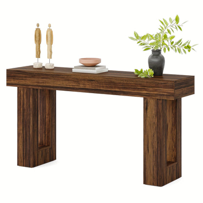 Console Table shown in the Rustic Brown option