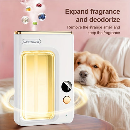 Aroma Diffuser & Humidifier 2-in-1 – USB Powered, 7-Level Mist, Odor Eliminator, Includes Essential Oil (Shangri-La or Encounter), Compact Air Moisturizer & Fragrance Diffuser for Home, Office & Bedroom