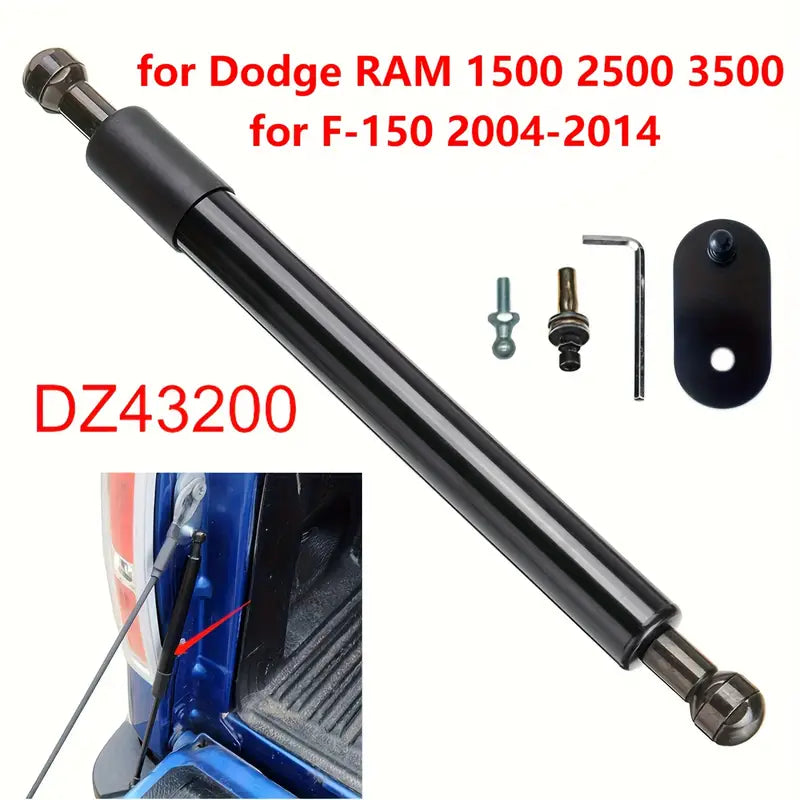 1set for RAM 1500 2500 3500 F-150 2004-2014 Rear Rod - Tailgate Lift Bracket for Rear Gas Damper Support Rod, Metal Major Material, Attachment support rod rear air shock absorber, Car stay