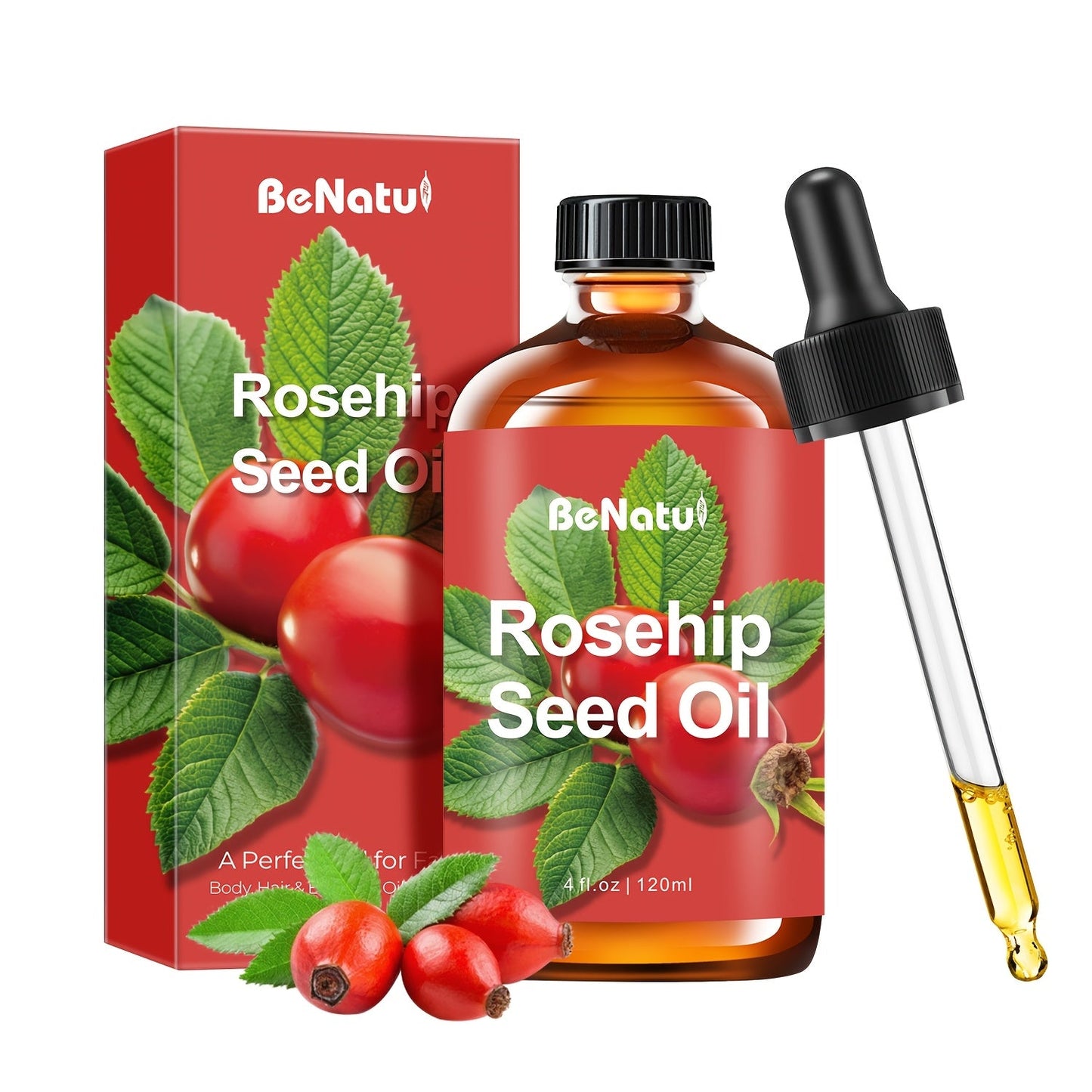 Carrier Oil & Essential Oil 4oz Argan Jojoba Rosehip Vitamin E Rosemary Lemongrass Vanilla Cinnamon for Massage Body Oil Diffuser Soap Candle Hair Skin Care