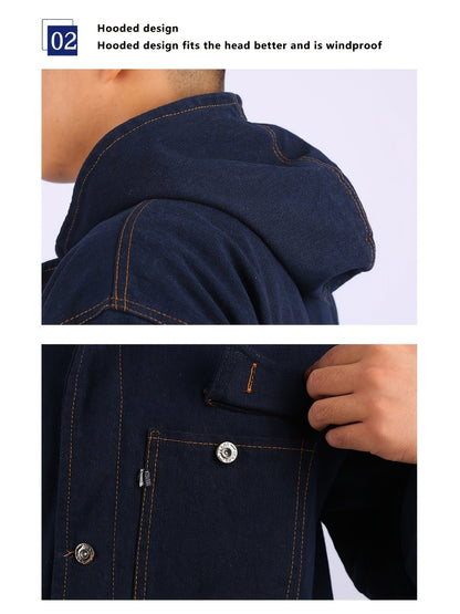 Unisex Work Coveralls - Multi-Pocket Utility Design