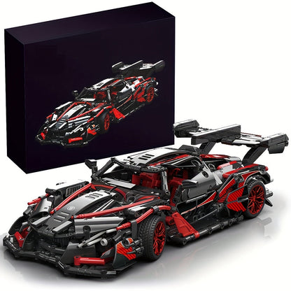 1391PCS Car Building Blocks Kit 1:14 Scale MY88301 – Challenging Adult Model Precision Vehicle Assembly, Desktop Display Ornament Collector Piece, Unique Birthday Father's Day Gift for Men Car Enthusiasts Teens 14+