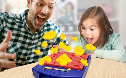 Shape Puzzle Pop-Up Board Game for Kids – Interactive Timer Matching Game with 3 Difficulty Levels, Hand-Eye Coordination STEM Toy, Educational Birthday Gift for Boys & Girls Ages 3+