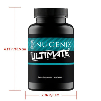Men's Vitality Supplement Capsules — Nugenix Ultimate Formula for Testosterone Support, Male Energy & Strength | Daily Performance Booster for Men Over 40 | 120 Capsules Per Bottle | 1, 2 or 3 Bottle Pack