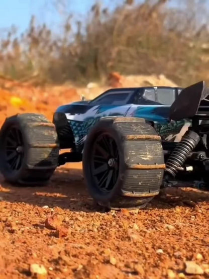 1:18 Scale RC Off-Road Car 35+ KM/H 4WD – 2.4GHz High Speed All-Terrain Remote Control Truck, Hobby Grade RC Racing Crawler for Kids & Adults, Birthday Gift, Blue or Red
