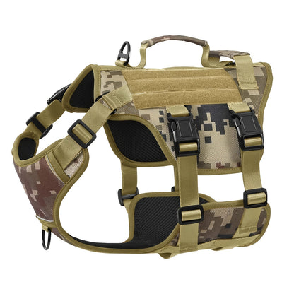 Escape Proof Dog Harness Soft Padded Full Body Vest – Reflective Adjustable No-Pull Harness with Lift Handle & Leash Clip for Large Dogs, S–XL, 6 Colors