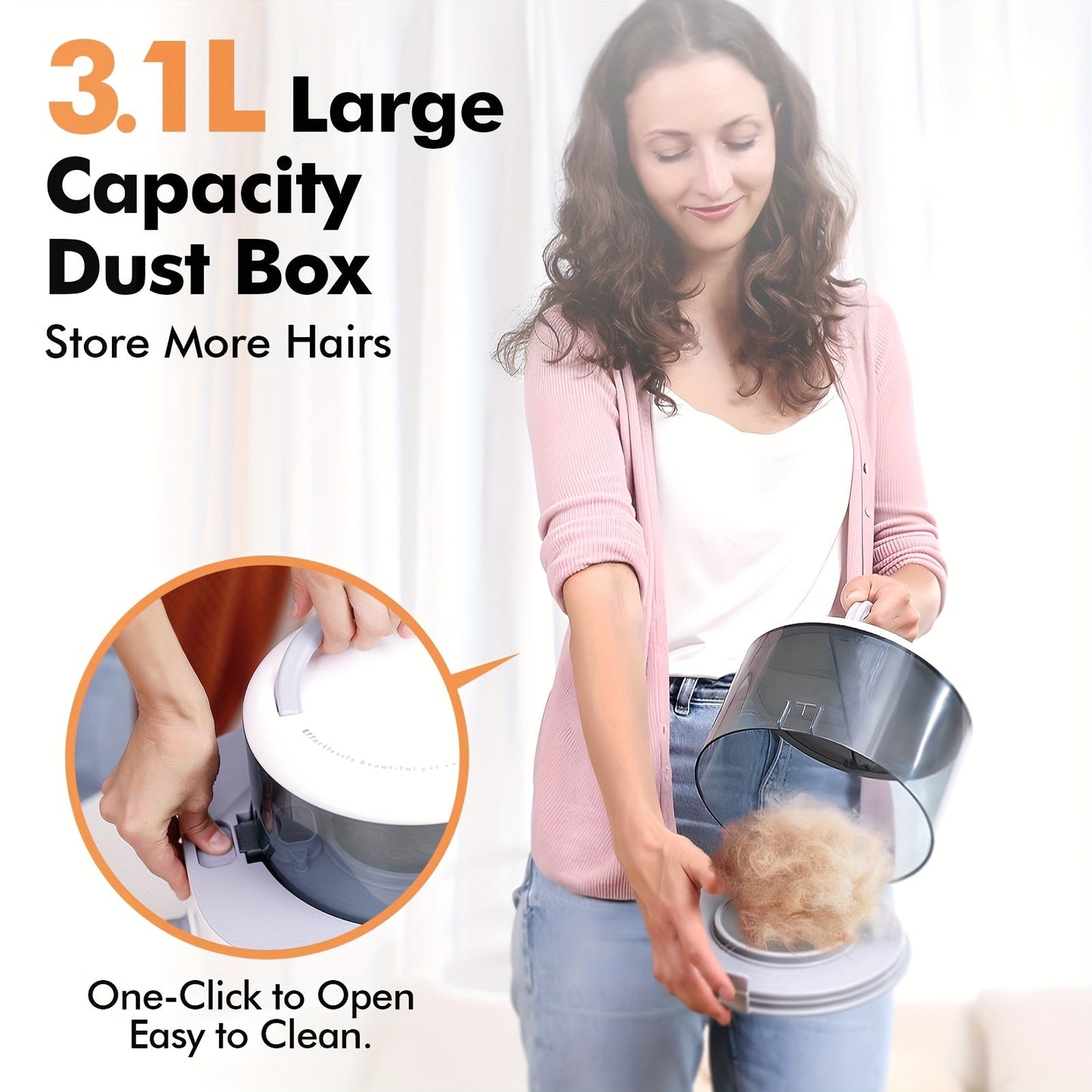 Pet Grooming Vacuum Kit 9-in-1 – 24KPa Dog Shedding Vacuum with Hair Dryer & Electric Clipper | Adjustable Speed & Temperature | 104oz Dust Bin | Professional At-Home Dog Grooming Set for All Breeds