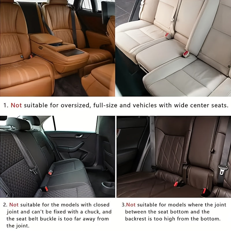 1/2/3pcs Plush Plaid Thickened Heat-Insulating Car Seat Cushions, Car Seat Front And Rear Seat Protection Pads, Non-Slip Protection Pads, Universal Car Interior, Suitable for Various Models of Breathable Car Seat Cushions