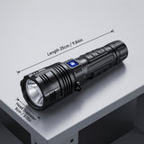 2026 Latest Black Flashlight 1pc