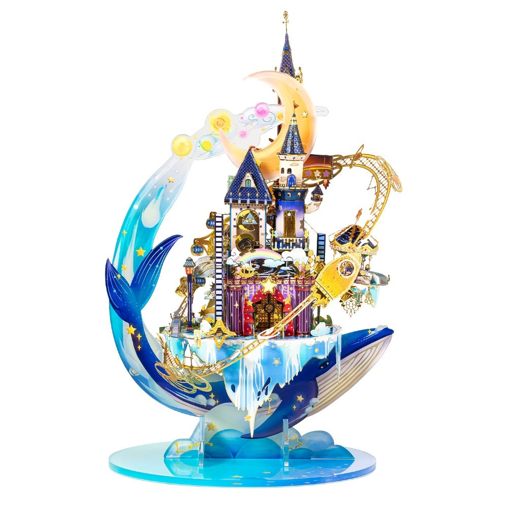 3D Metal Model Kit MU Star Playground – Handcrafted Garden Scene DIY Puzzle for Teens & Adults Ages 14+, Unique Birthday Christmas Valentine's Day Gift for Girlfriend Women Teen Girls