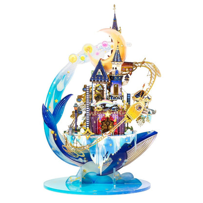 3D Metal Model Kit MU Star Playground – Handcrafted Garden Scene DIY Puzzle for Teens & Adults Ages 14+, Unique Birthday Christmas Valentine's Day Gift for Girlfriend Women Teen Girls