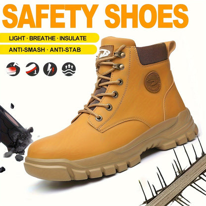 Men's Work & Safety Boots - Steel Toe Protection & Puncture Resistant 371941