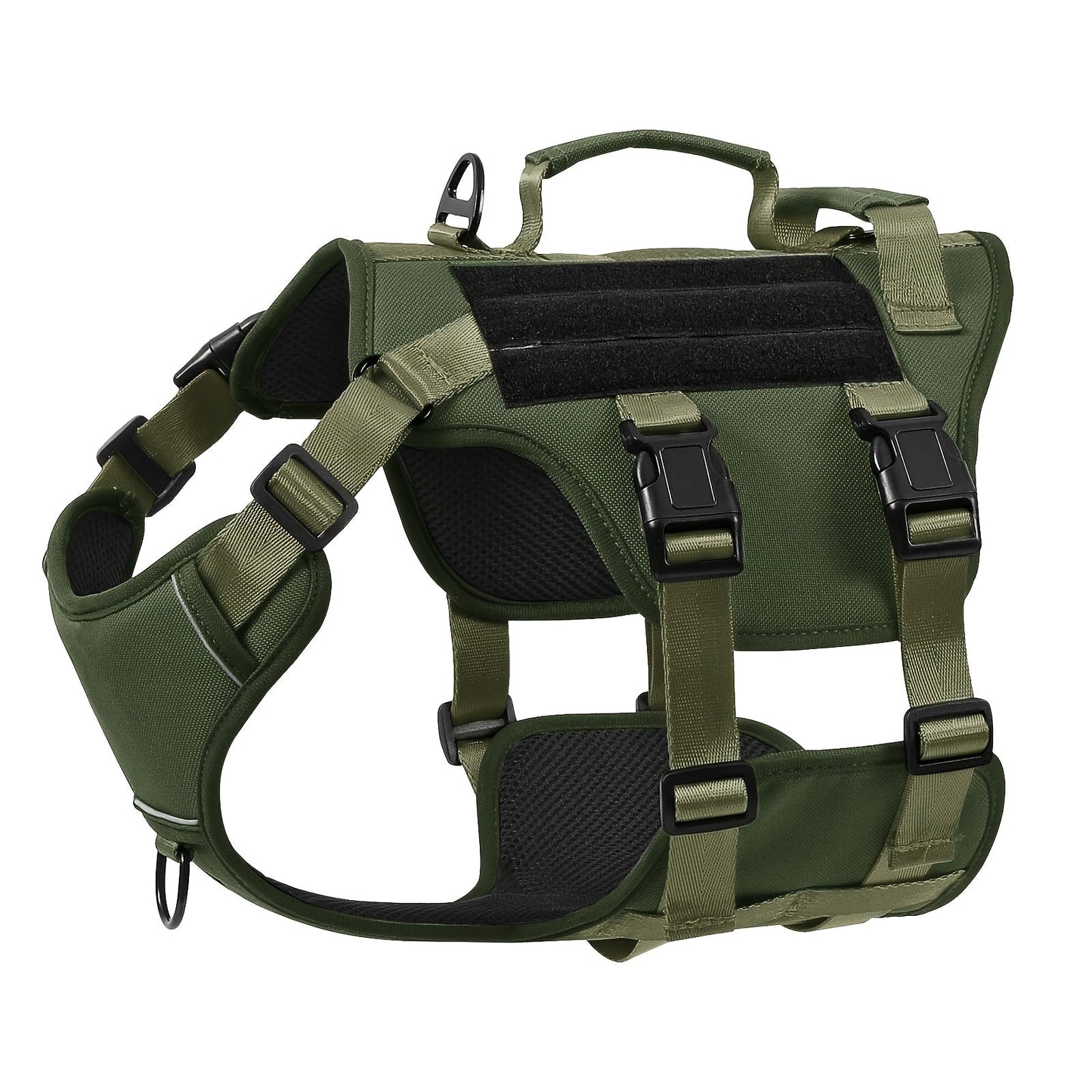 Escape Proof Dog Harness Soft Padded Full Body Vest – Reflective Adjustable No-Pull Harness with Lift Handle & Leash Clip for Large Dogs, S–XL, 6 Colors
