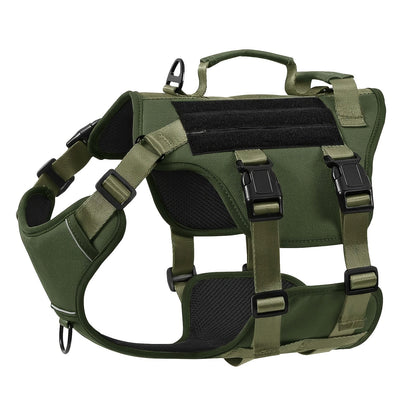 Escape Proof Dog Harness Soft Padded Full Body Vest – Reflective Adjustable No-Pull Harness with Lift Handle & Leash Clip for Large Dogs, S–XL, 6 Colors