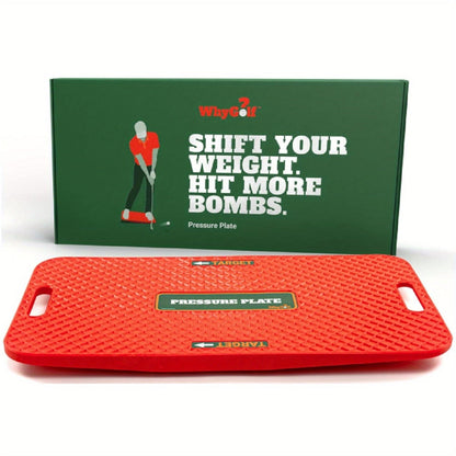 Golf Swing Trainer Balance Board with Weight Transfer Pressure Plate – Beginner Practice Aid for Swing Mechanics, Coordination & Precision Footwork