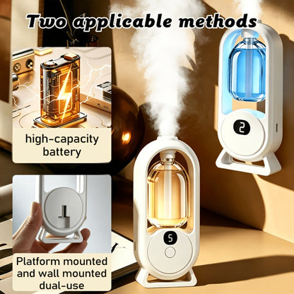 Aromatherapy Diffuser with Essential Oils 2-in-1 Humidifier - Hotel Scent Home Fragrance Machine with Natural French Essential Oils, Ultrasonic Spray, LED Ambient Light, Whole House Air Freshener for Bedroom, Living Room, Office