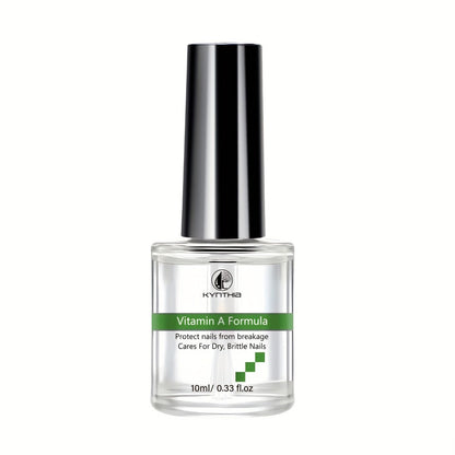Vitamin A Nail Repair Oil 10ml - Nail Strengthener & Hardener Treatment for Brittle Dry Peeling Chipping Nails - Anti-Breakage Nail Care Solution for Stronger Healthier Nails Women Daily Use