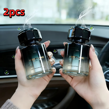 2pcsCar Air Freshener - Long Lasting Scent, No Chemicals, Car Interior Decoration, Cologne, Encounter, Gardenia, Ocean Scent, Suitable for Car, Home And Kitchen, Bedroom And Bathroom Deodorizer Wonder