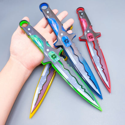 LED Light-Up Katana Toy Sword – Anime Cosplay Prop for Kids & Teens, Glowing Samurai Ninja Sword, Halloween Party Photo Prop, Blue Red Yellow Green, 11.8in 30cm
