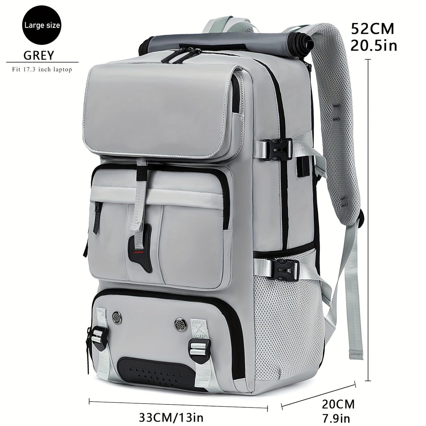 Large Capacity Laptop Backpack with Shoe Compartment & USB Charging Port – Waterproof Soft Shell Daypack for Men & Women, Multi-Functional Travel Rucksack for Business, College & Daily Commute, Multiple Colors Available