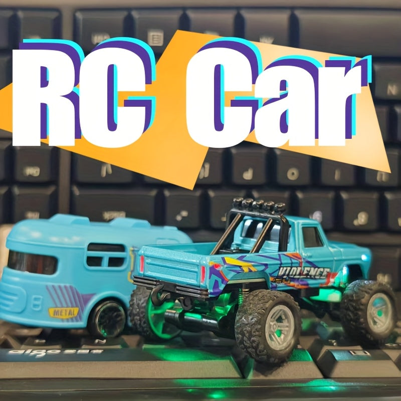 RC Off-Road Car with Alloy Body & Shock-Absorbing Chassis – Remote Control Car for Boys Indoor Outdoor Racing Metal Frame – Christmas Birthday Gift for Kids Teens