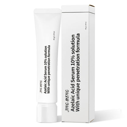 Azelaic Acid Serum 10% for Dark Spots Hyperpigmentation Brightening Uneven Skin Tone Korean Skincare Face Serum Women All Skin Types JING MENG 30ml 45g