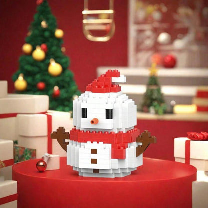 Christmas Building Blocks Party Set 1052 Pieces – 6 Boxes Santa Claus Mini Assembly Toy for Kids, Holiday Surprise Gift Bags for Boys & Girls, Christmas Party Favors & Stocking Stuffers