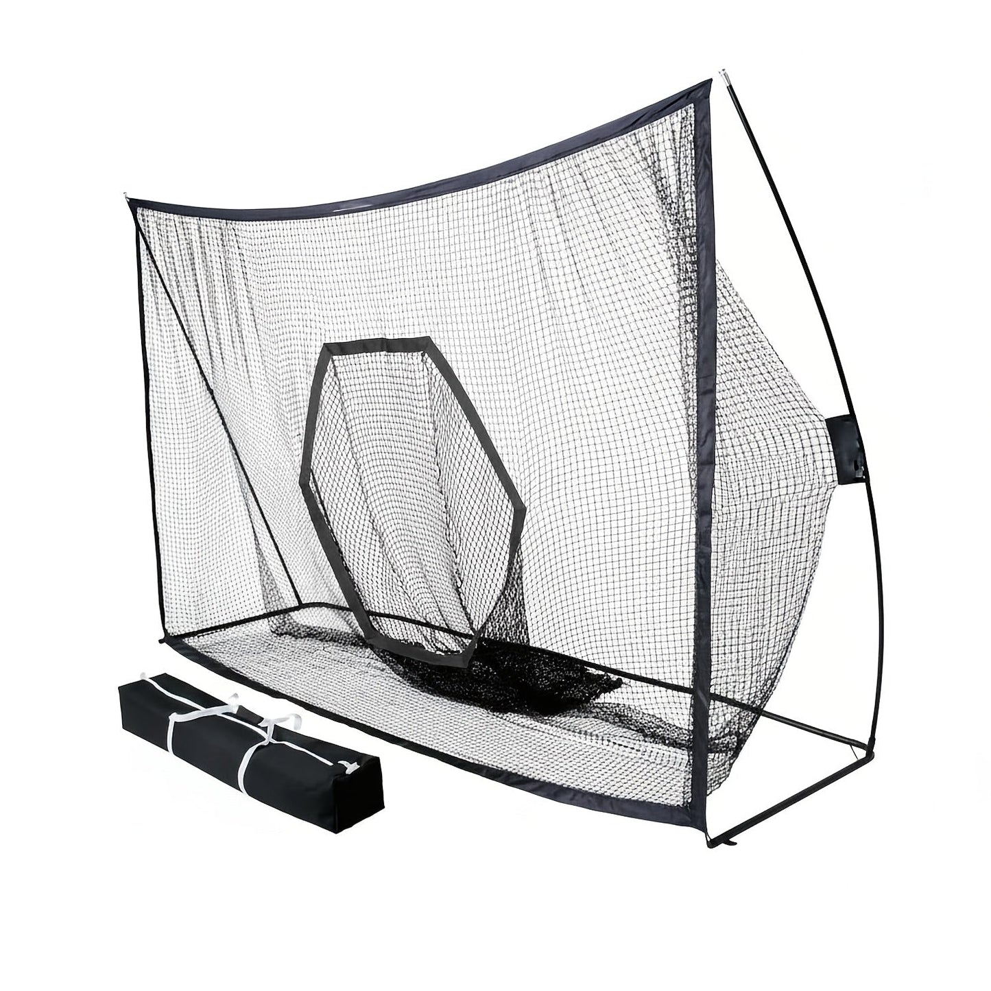 Golf Practice Net with Target & Swing Guide - 7x10 FT & 7x7 FT Driving Range Training Net, Easy Assembly, Indoor Outdoor Use, Professional Golf Training Aid for Backyard Home