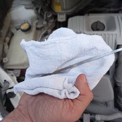 Cotton Shop Rags 12x14 Inch Absorbent Lint-Free Cleaning Towels Multipurpose Shop Towels for Automobile Garage Industry Home Red White Navy Blue 50 100 150 200 500 Pack Bulk Value