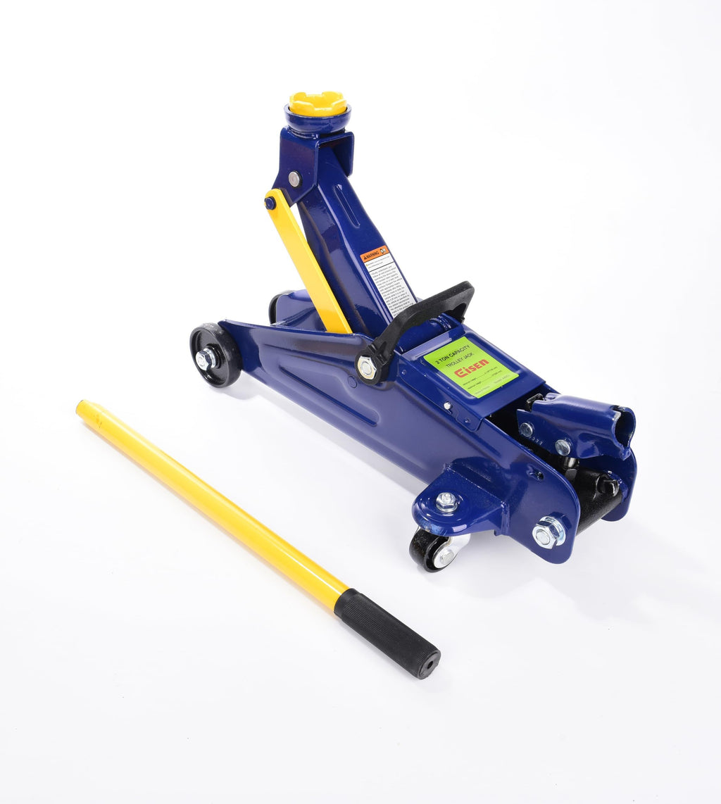 Aain 2 Ton Heavy Duty Floor Jack, Hydraulic Low Profile Trolley Service Floor Jack, Blue