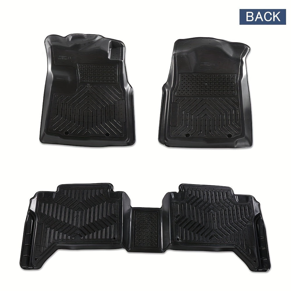 Floor Mats TPE Double Cab All Weather Rubber Liners Fit For Toyota For Tacoma 05-15