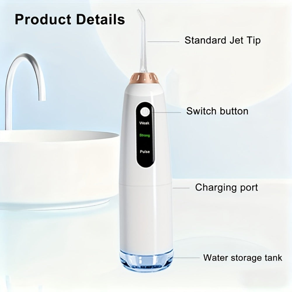 Electric Toothbrush Water Flosser Combo Set – 3 Modes USB Rechargeable Oral Care Kit with 4 Brush Heads & 4 Nozzles, 360° Rotating Flosser for Deep Clean & Gum Care