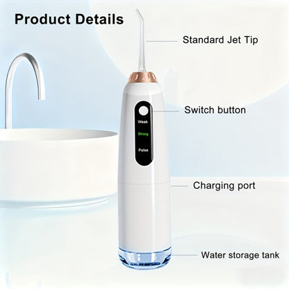 Electric Toothbrush Water Flosser Combo Set – 3 Modes USB Rechargeable Oral Care Kit with 4 Brush Heads & 4 Nozzles, 360° Rotating Flosser for Deep Clean & Gum Care