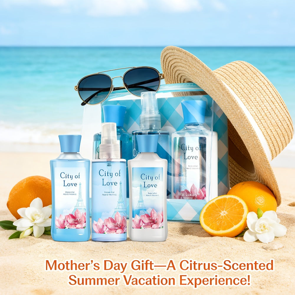 Bath and Body Gift Set for Women 3-Piece Peppermint Eucalyptus Glycerin Body Lotion Shower Gel Fragrance Mist – Moisturizing Nourishing Spa Set Holiday Birthday Gift for Wife Girlfriend