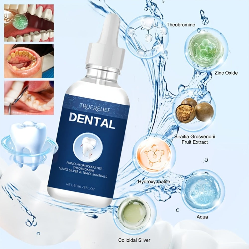 Tooth Drops with Hydroxyapatite – Tooth Armor Liquid Remineralizing Drops for Cavity Protection, Enamel Repair & Sensitive Teeth, Daily Oral Care Fresh Breath Formula, 2.03oz – Great Gift Idea