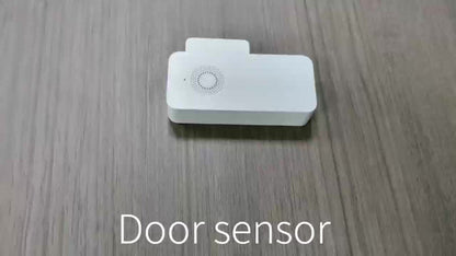 WiFi Door and Window Sensor 4-Pack, Tuya Smart Home Security Alarm System, No Hub Required, App Control, Compatible with Alexa & Google Home