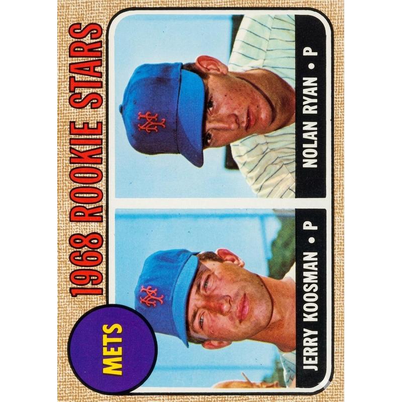 Vintage Baseball Card Mystery Slab 1968 Topps – 1 Random Authentic Card Encased | 598-Card Set Chase | Nolan Ryan RC Possible | Mickey Mantle, Hank Aaron & More | Collector Gift Box