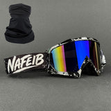 Sprinkle black-framed colored lenses + headscarf