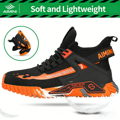 Men's Work & Safety Boots - Steel Toe Protection & Lightweight Design