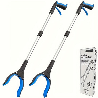 Reacher Grabber Tool Foldable with Magnetic Tip – Long Reach Pickup Helper for Seniors, Lightweight Picker Upper for Home, Kitchen, Garden, High Shelves & Trash Pickup