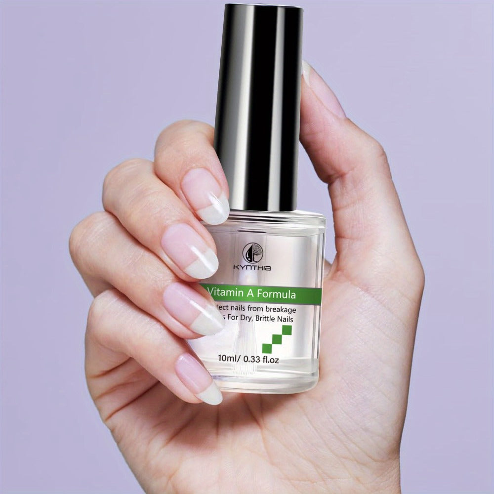 Vitamin A Nail Repair Oil 10ml - Nail Strengthener & Hardener Treatment for Brittle Dry Peeling Chipping Nails - Anti-Breakage Nail Care Solution for Stronger Healthier Nails Women Daily Use