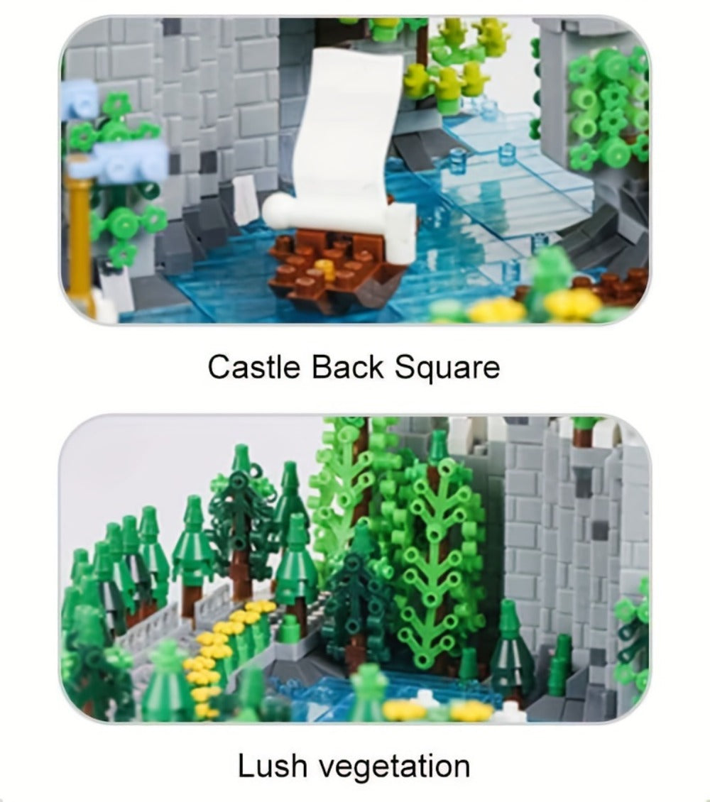 3600PCS Princess Castle Building Blocks Fairytale Palace STEM Micro Brick Architecture Kit for Girls Ages 8+ – Creative Birthday Christmas Valentine's Day Gift, Home Room Decor Display Piece