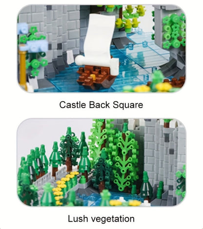 3600PCS Princess Castle Building Blocks Fairytale Palace STEM Micro Brick Architecture Kit for Girls Ages 8+ – Creative Birthday Christmas Valentine's Day Gift, Home Room Decor Display Piece